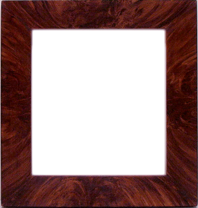 Mahogany grained frame
